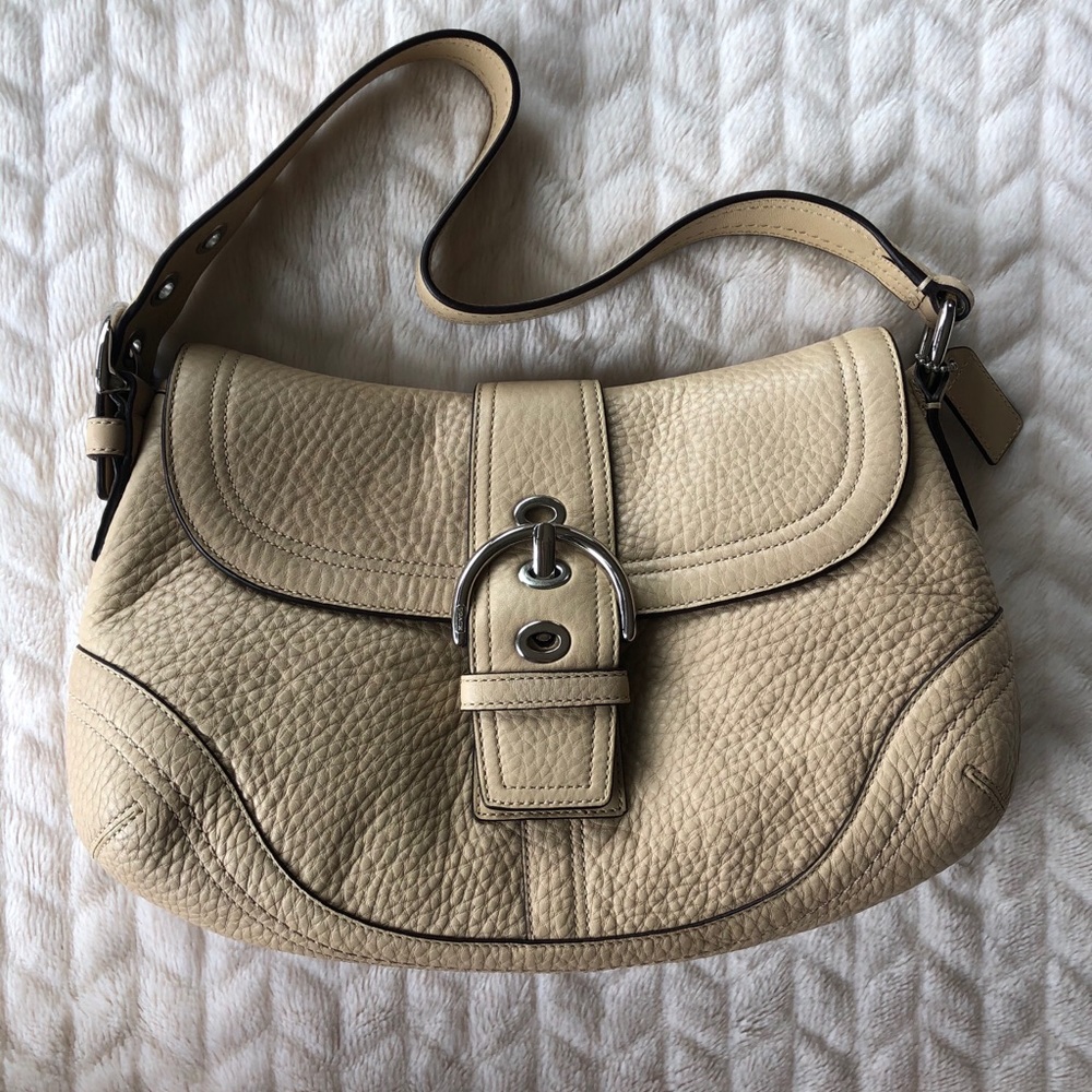 NEW! Coach Leather Soho Flap Shoulder Bag